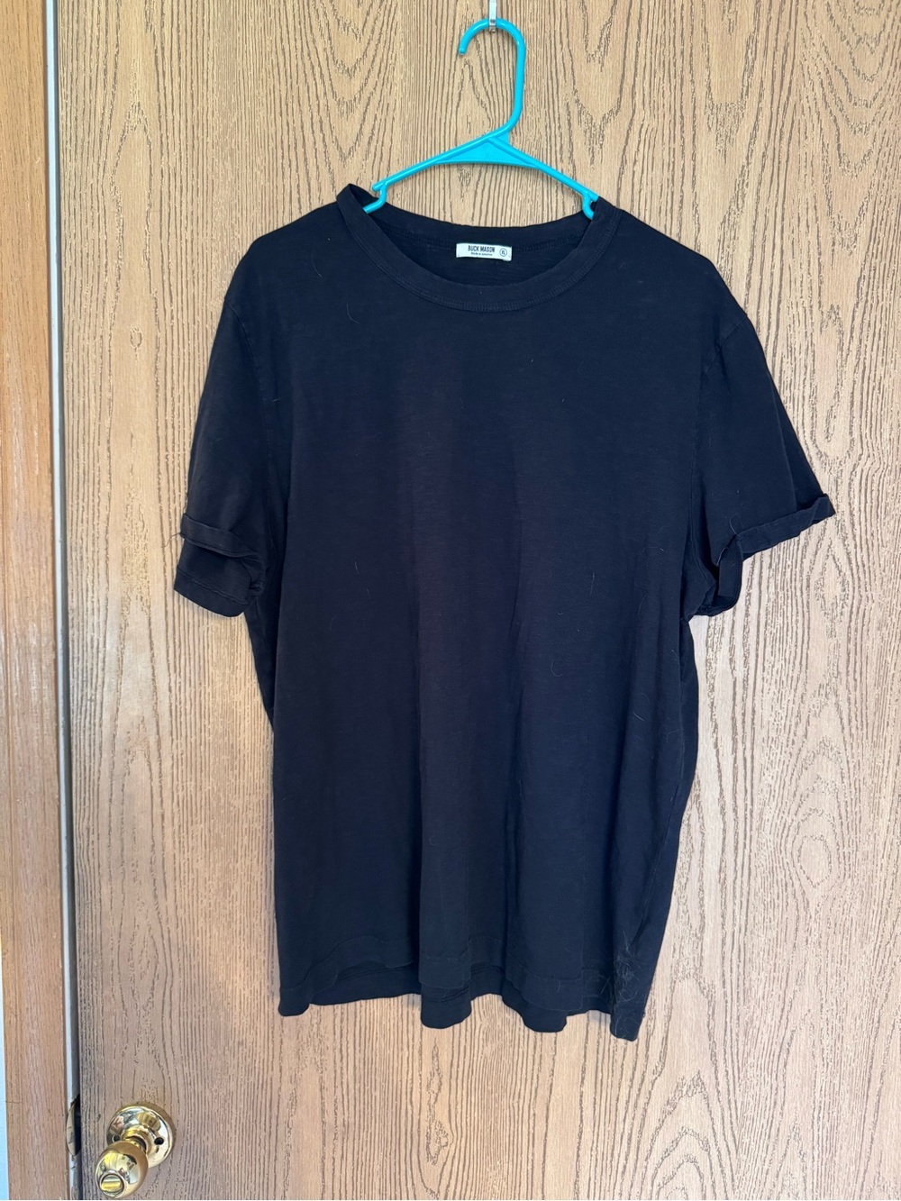 Buck Mason Black Short Sleeve Crew Neck T-Shirt